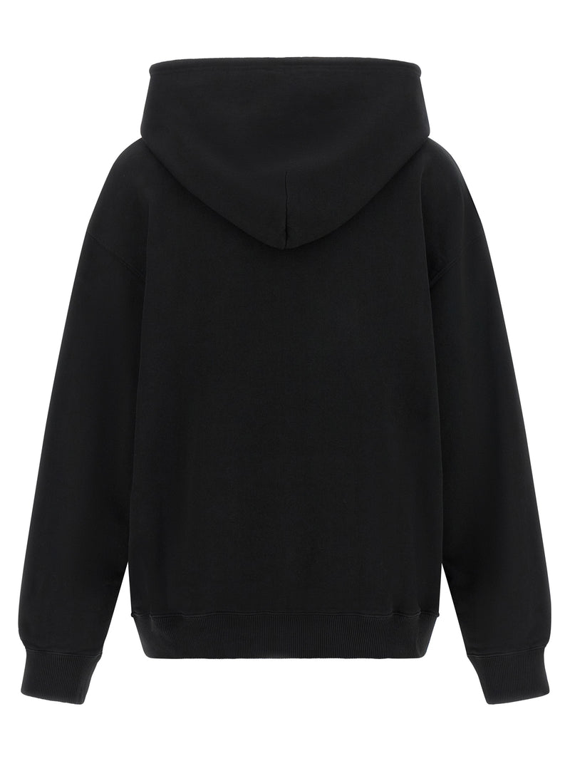 MM6 Maison Margiela Sweatshirt en Coton Noir pour Femme