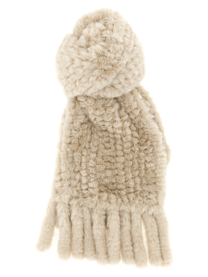 PINKO Gray Polyester Scarf - Elegant and Stylish Accessory