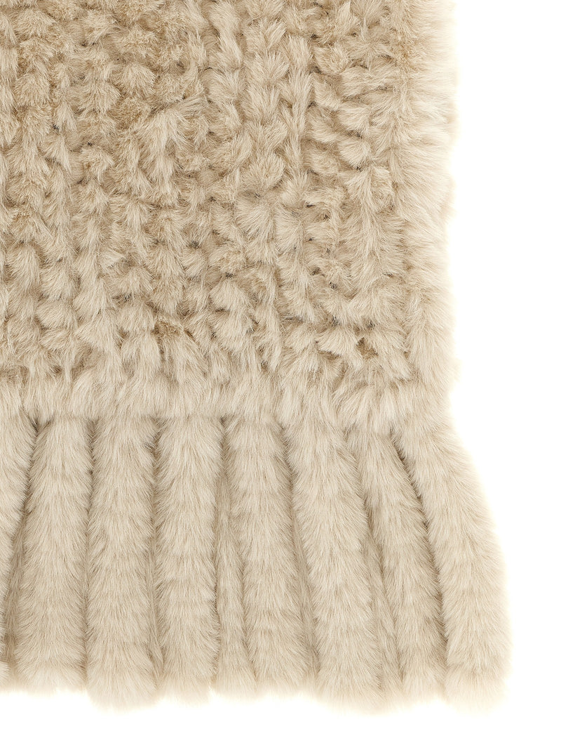 PINKO Gray Polyester Scarf - Elegant and Stylish Accessory