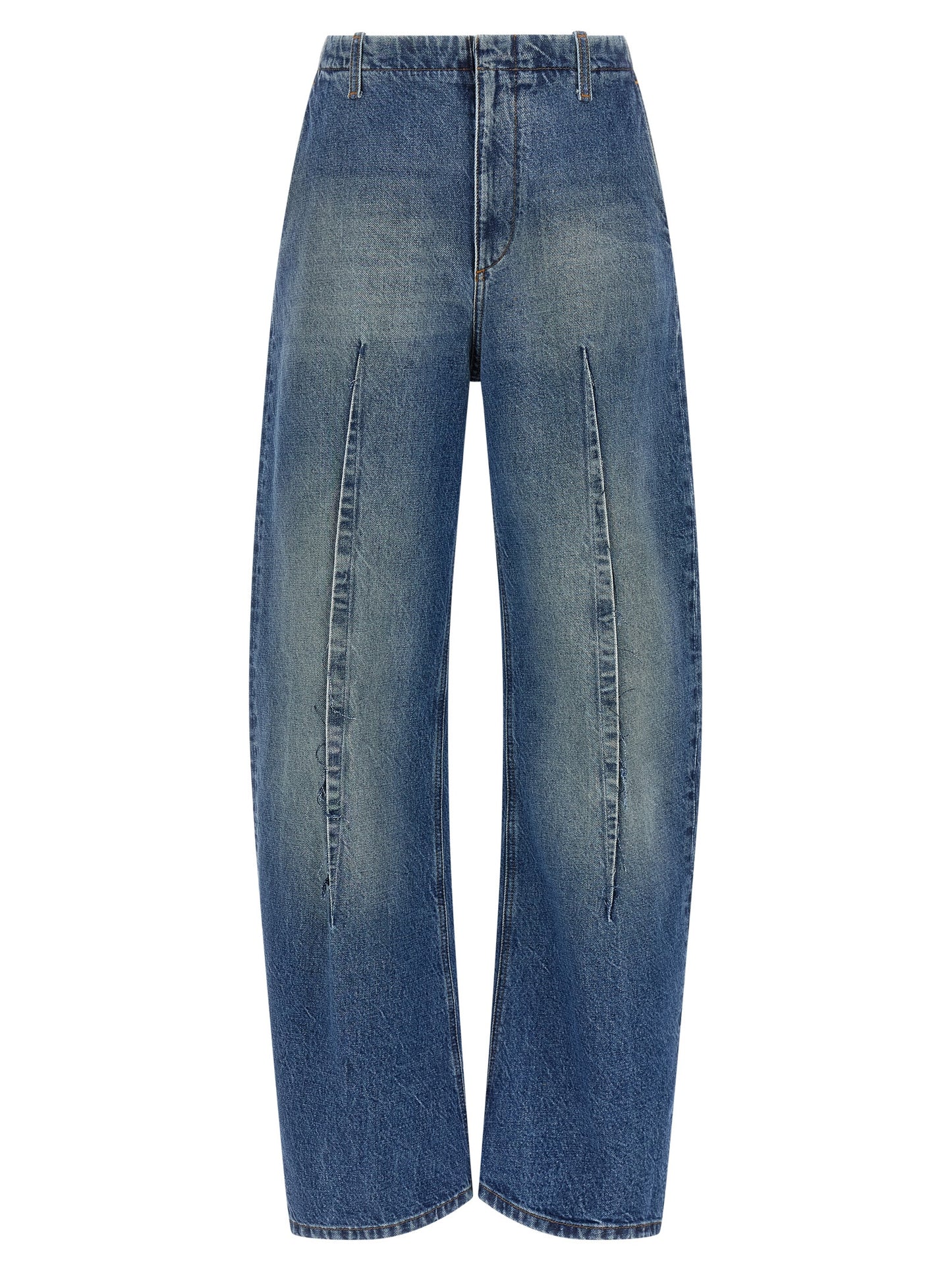 MM6 Maison Margiela Blue Cotton High-Waisted Jean
