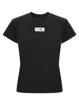 MM6 Maison Margiela Black Cotton T-Shirt - Contemporary Minimalism