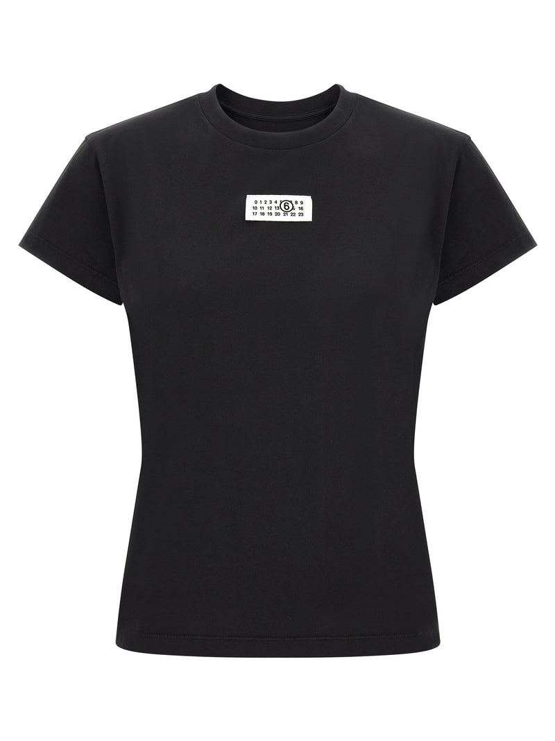 MM6 Maison Margiela Black Cotton T-Shirt