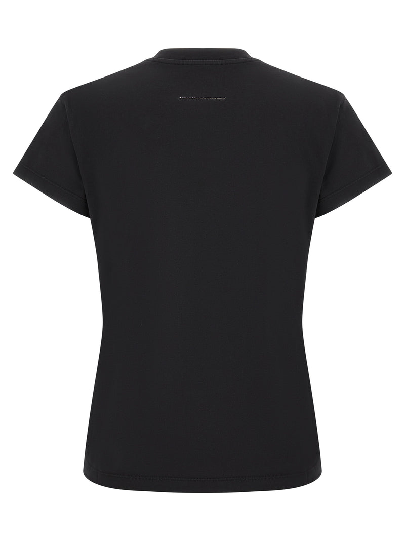 MM6 Maison Margiela Black Cotton T-Shirt