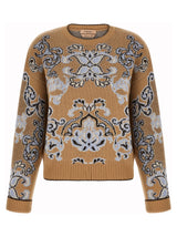 Twinset Brown Wool Cardigan - Sophisticated Elegance