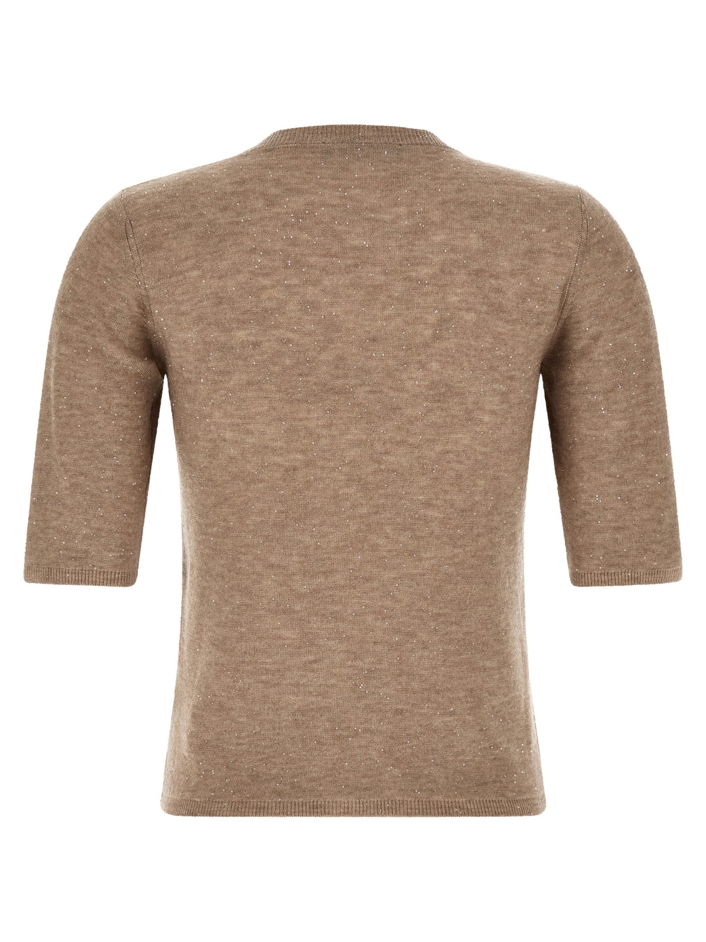 Fabiana Filippi Beige Wool T-Shirt
