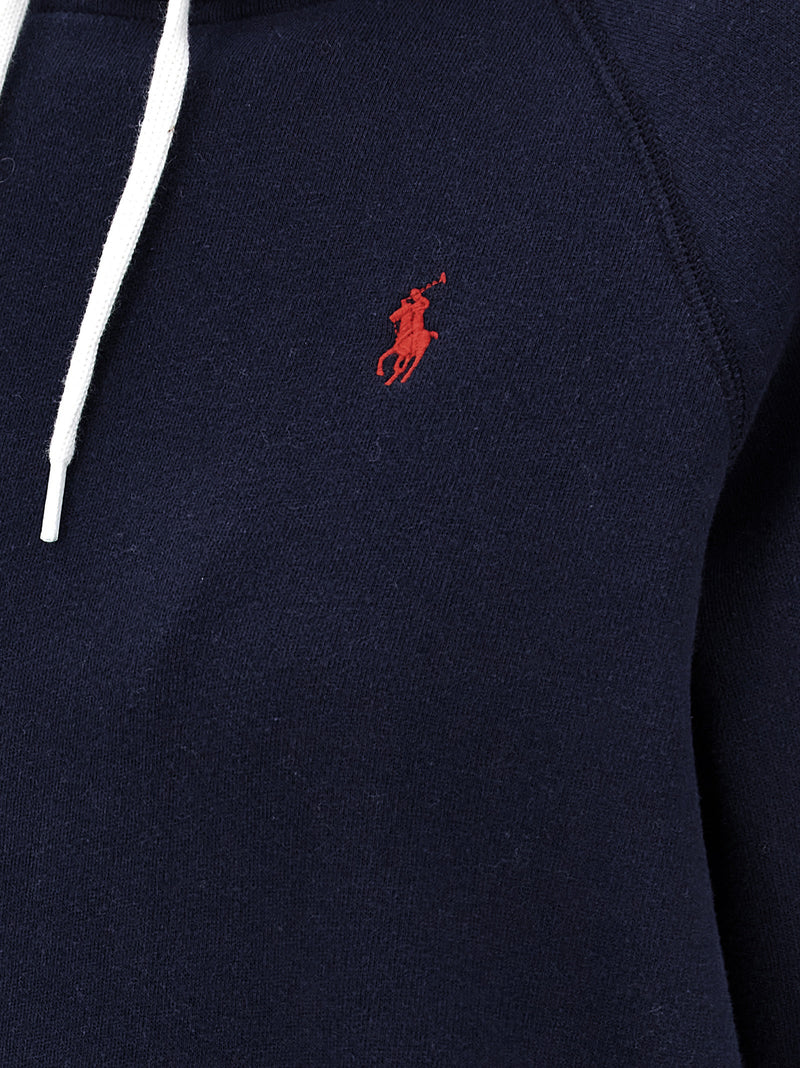 Polo Ralph Lauren Blue Cotton Hoodie - Luxury Casual Wear