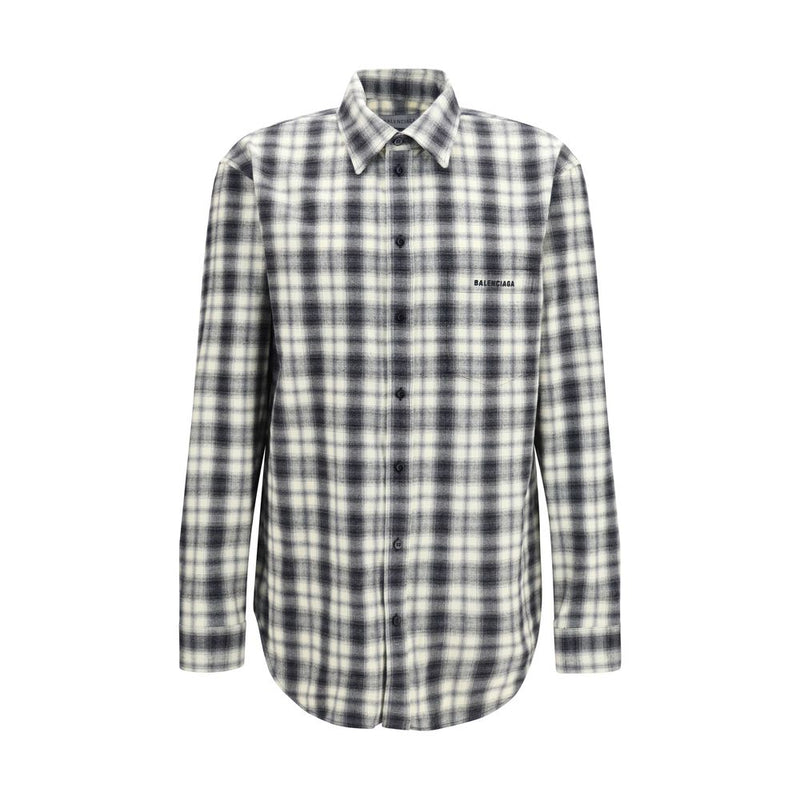 Chemise en Coton Multicolore à Motifs Balenciaga