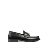 Gucci Black Leather Slip-On Loafers for Women