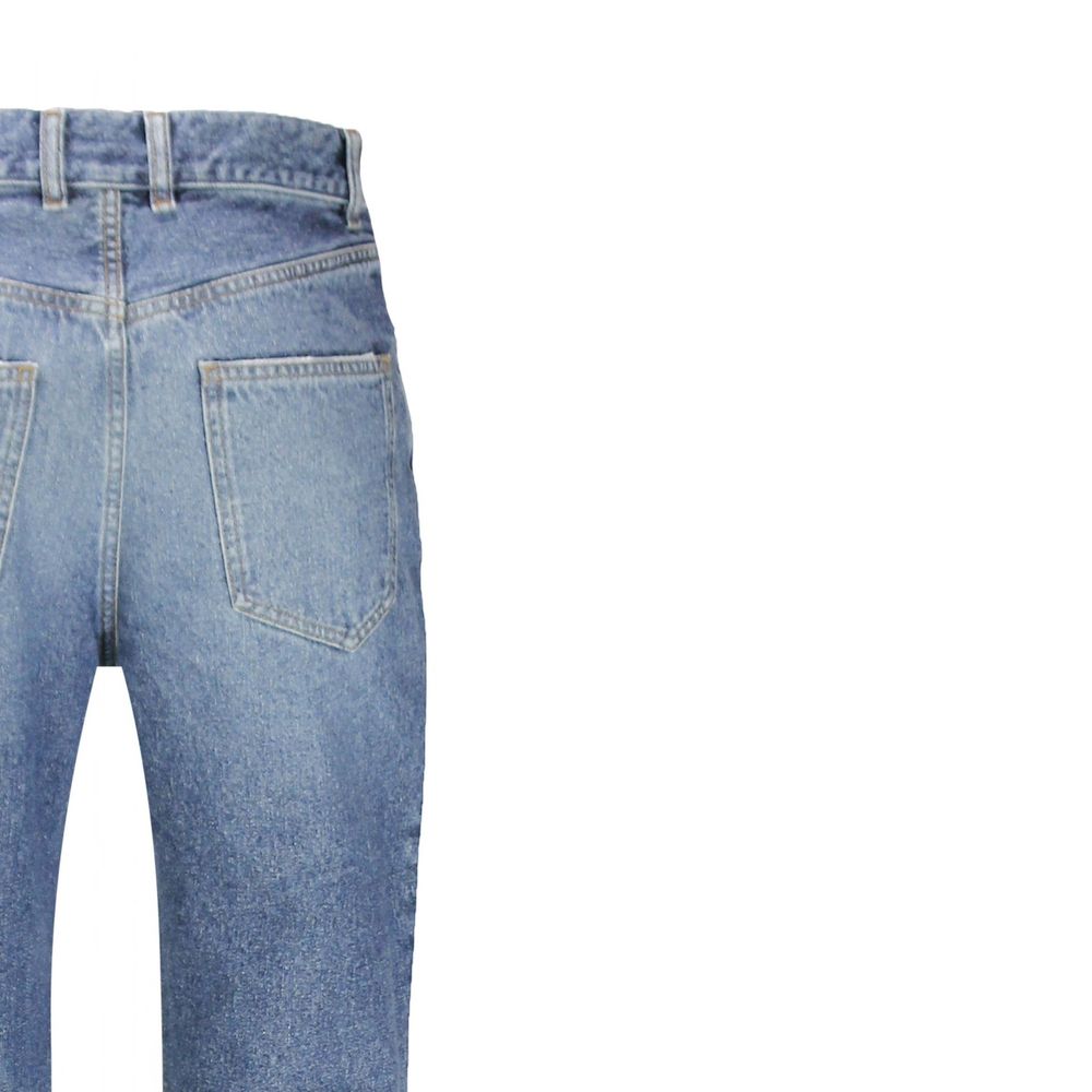 Chloé Blue Cotton Flared Jeans for Women
