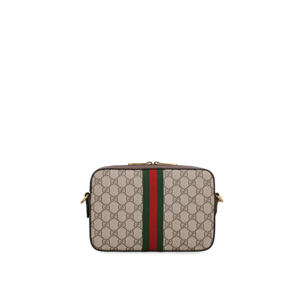 Gucci Beige Cotton Shoulder Bag for Men