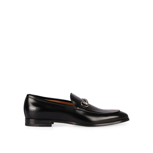 Gucci Black Calfskin Slip-On Loafers for Men