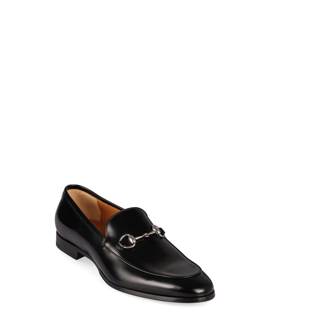 Gucci Black Calfskin Slip-On Loafers for Men