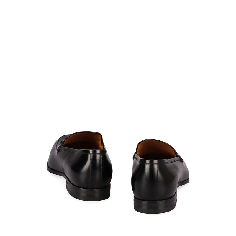 Gucci Black Calfskin Slip-On Loafers for Men