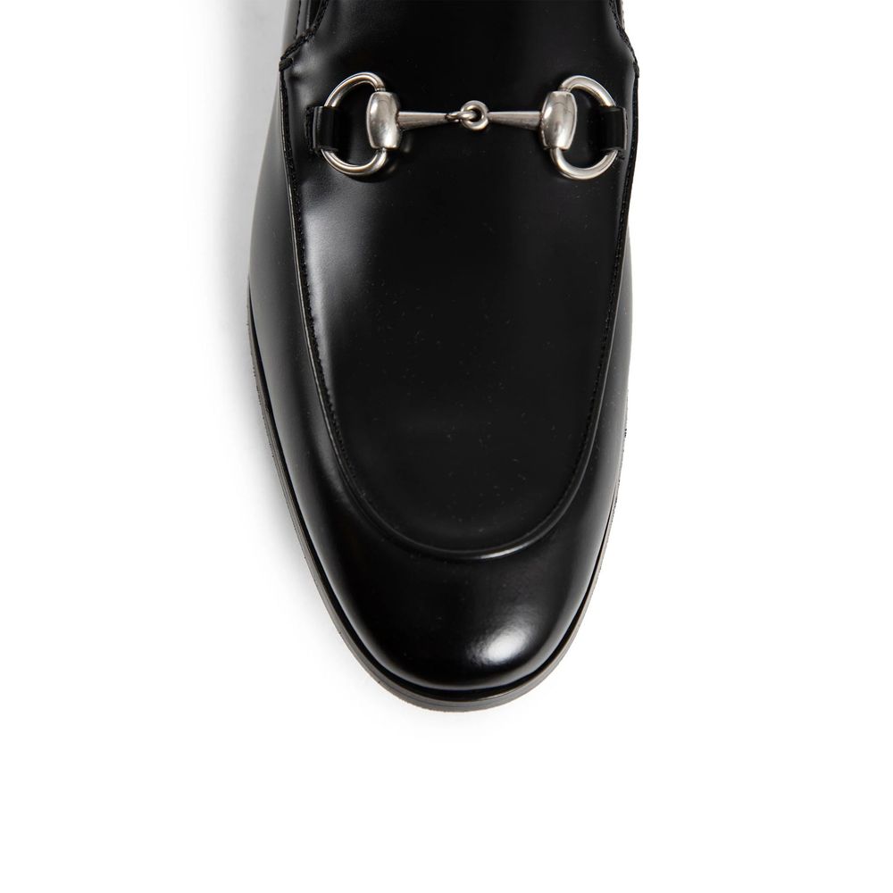 Gucci Black Calfskin Slip-On Loafers for Men