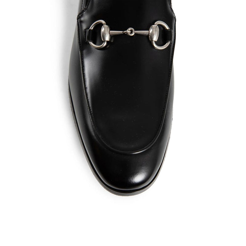 Gucci Black Calfskin Slip-On Loafers for Men