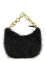 Mini Croissant Black Handbag by Twinset