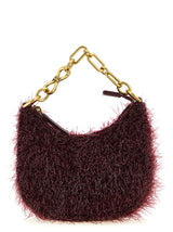 Twinset Mini Croissant Bordeaux Handbag