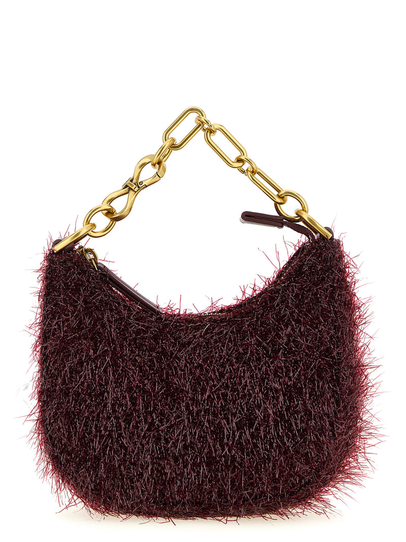 Twinset Mini Croissant Bordeaux Handbag - Chic Evening Accessory