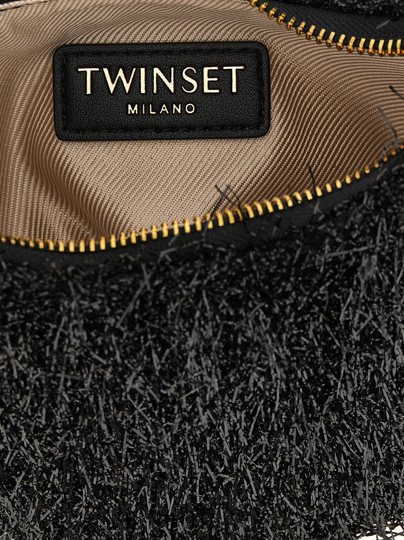 Twinset Mini Croissant Black Handbag - Stylish & Versatile