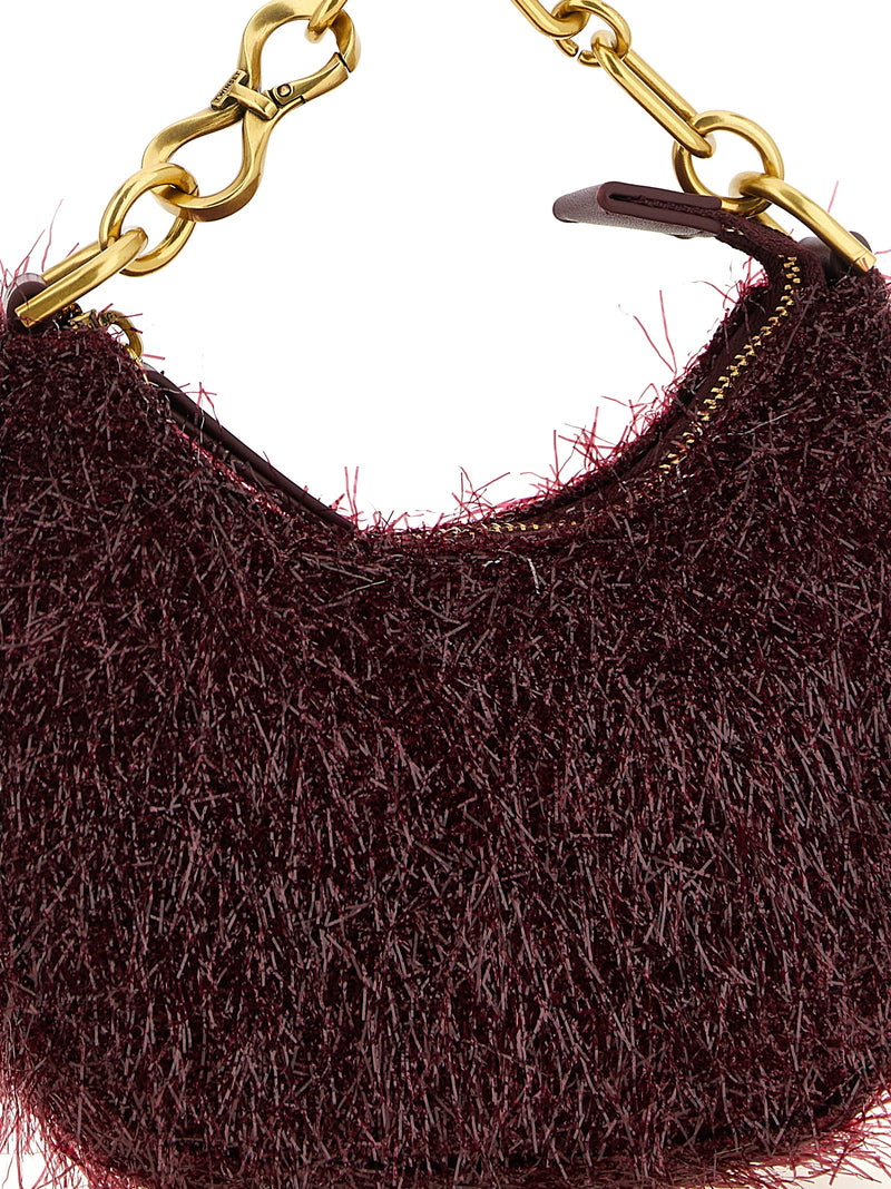 Twinset Mini Croissant Bordeaux Handbag - Chic Evening Accessory
