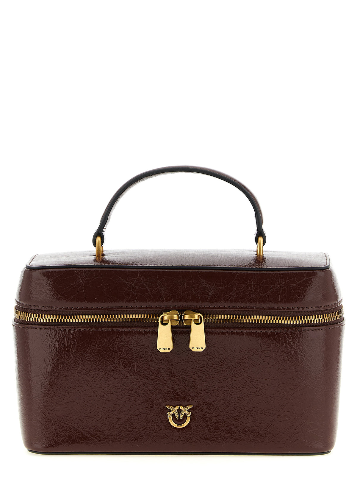 PINKO Brown Calfskin Handbag - Elegant & Versatile
