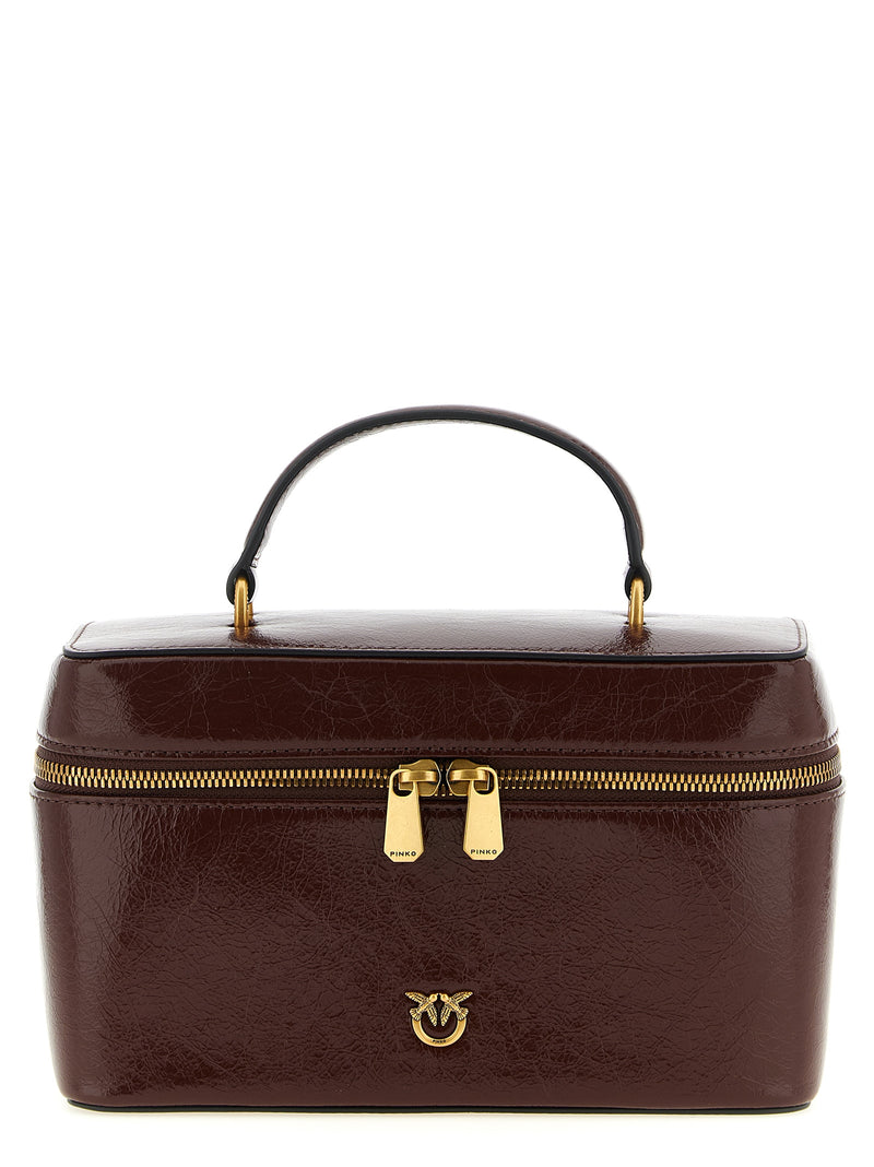 PINKO Brown Calfskin Handbag - Elegant & Versatile