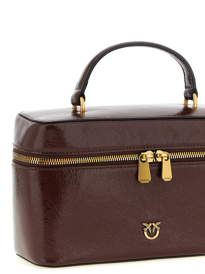 PINKO Brown Calfskin Handbag - Elegant & Versatile