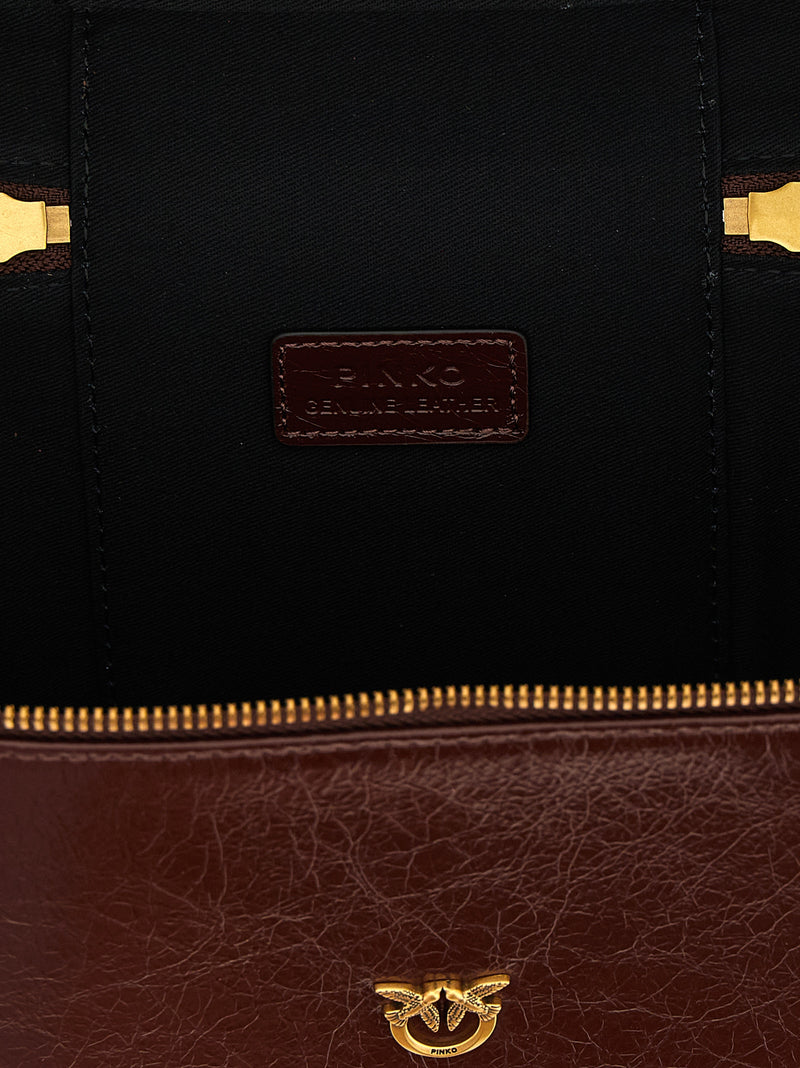 PINKO Brown Calfskin Handbag - Elegant & Versatile