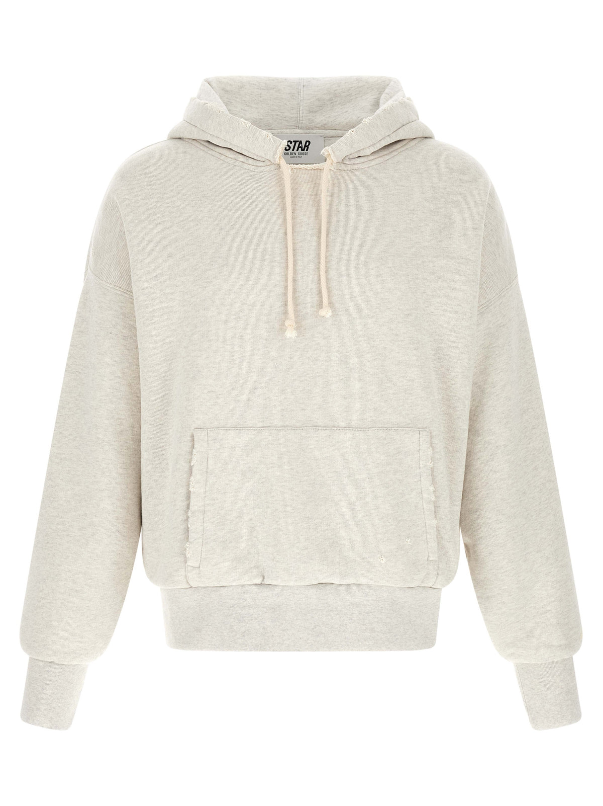 Golden Goose Gray Cotton Sweatshirt - Iconic Star Design