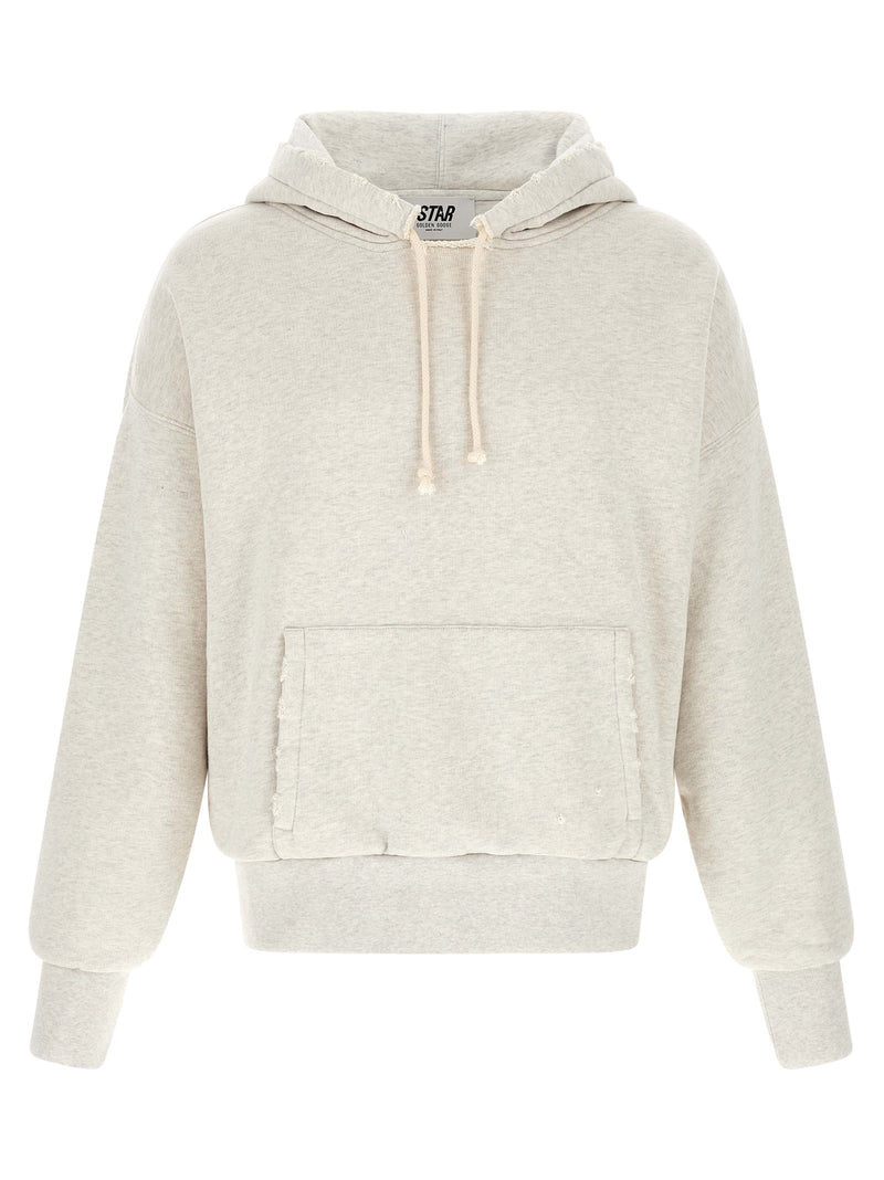 Golden Goose Gray Cotton Sweatshirt - Iconic Star Design