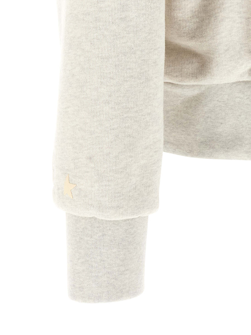 Golden Goose Gray Cotton Sweatshirt - Iconic Star Design