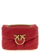 PINKO Baby Love Puff Multicolor Lamb Leather Crossbody Bag