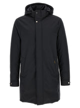 MooRER Blue Wool Parka - Vermont Model