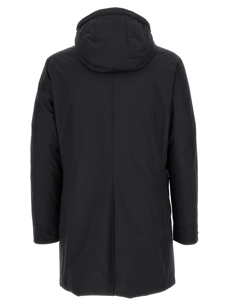 MooRER Blue Wool Parka - Vermont Model