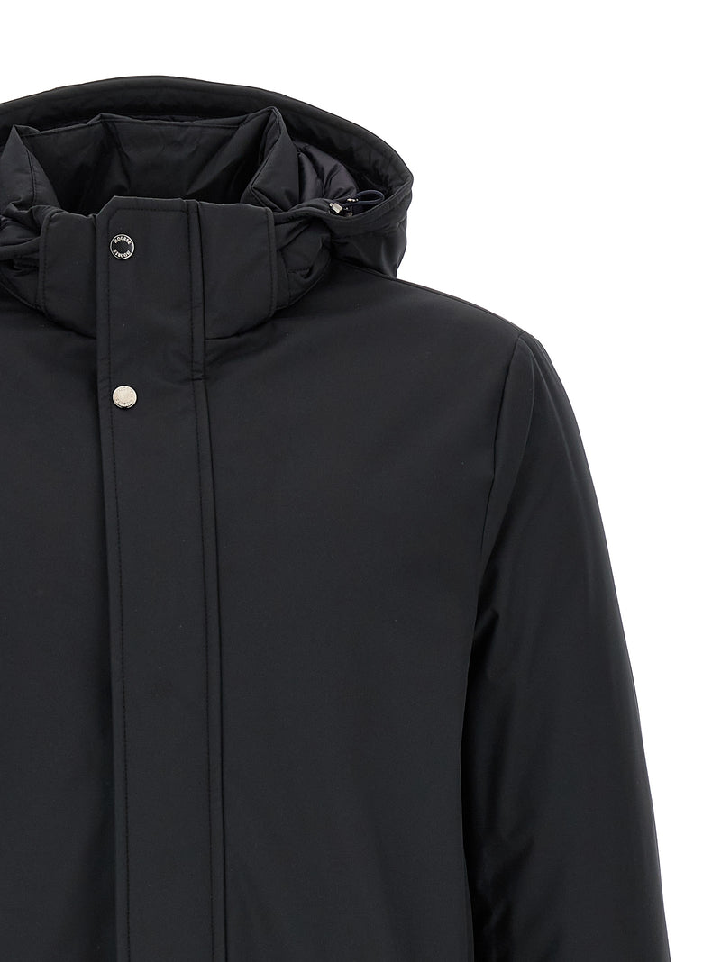 MooRER Blue Wool Parka - Vermont Model