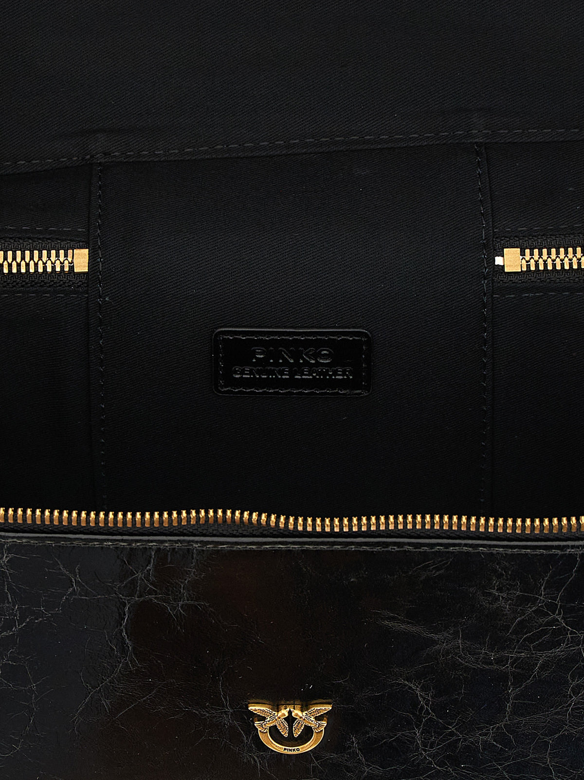 PINKO Black Calfskin Handbag - Luxury and Elegance
