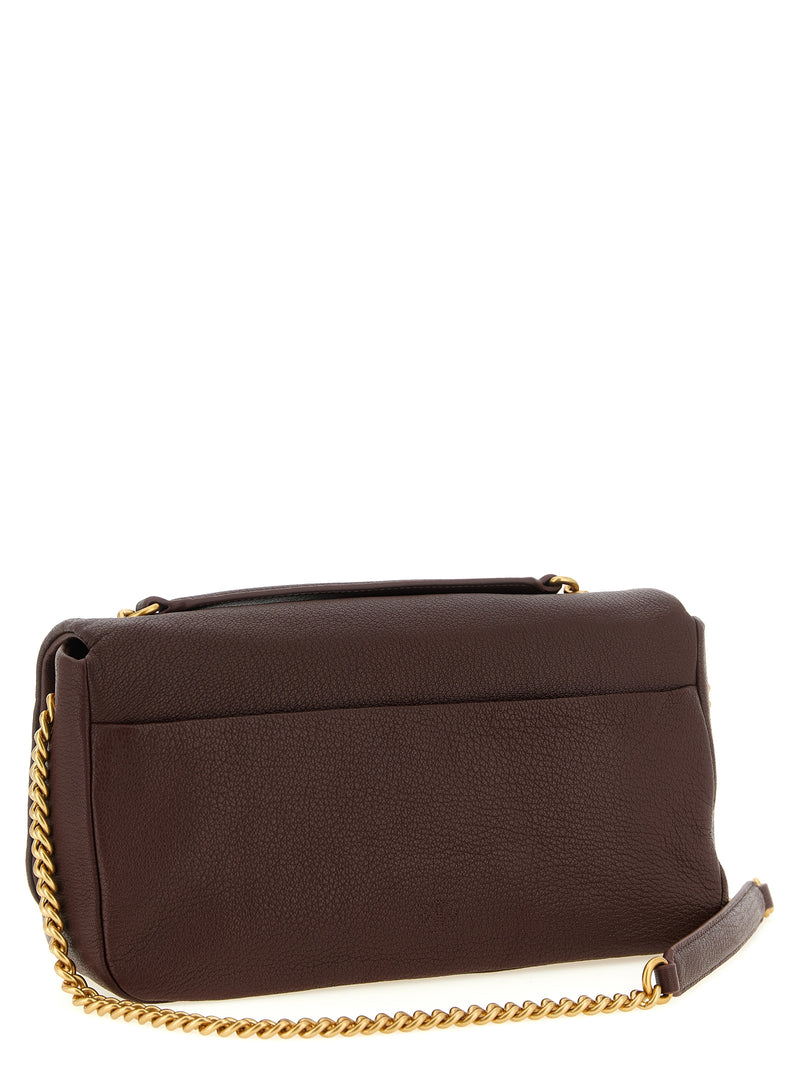 PINKO Brown Lamb Leather Shoulder Bag - Chic & Sophisticated