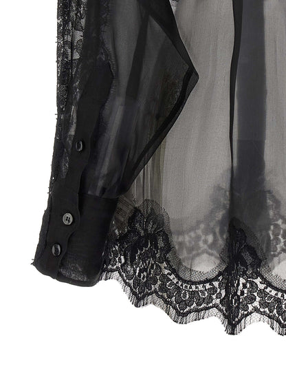 Dolce & Gabbana Black Silk Blouse
