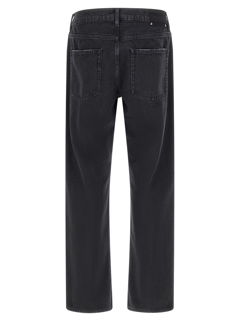 Golden Goose Black Cotton Straight-Leg Jeans - Skate Model