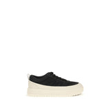 Moncler Black Calf Leather Bos Taurus Athletic Sneakers