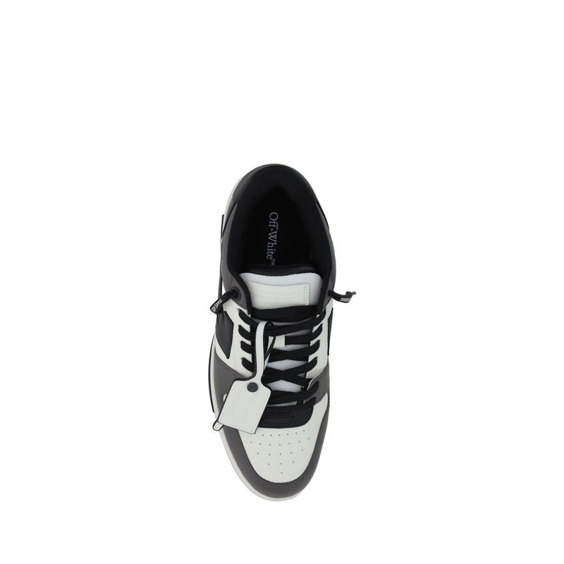 Off-White Multicolor Calf Leather Bos Taurus Athletic Sneakers
