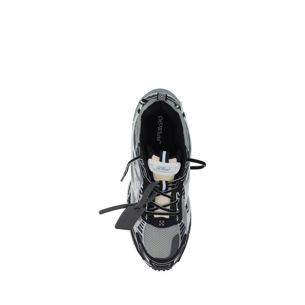 Off-White Be Right Back Gray Athletic Sneakers for Men