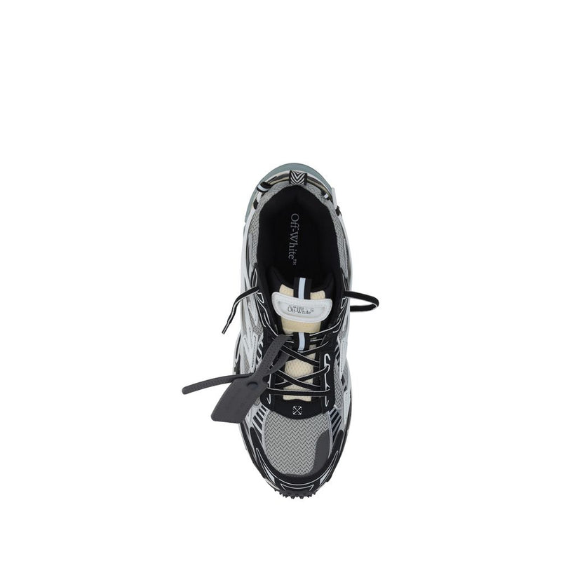Off-White Be Right Back Gray Athletic Sneakers for Men