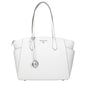 Michael Kors White Leather Shoulder Bag