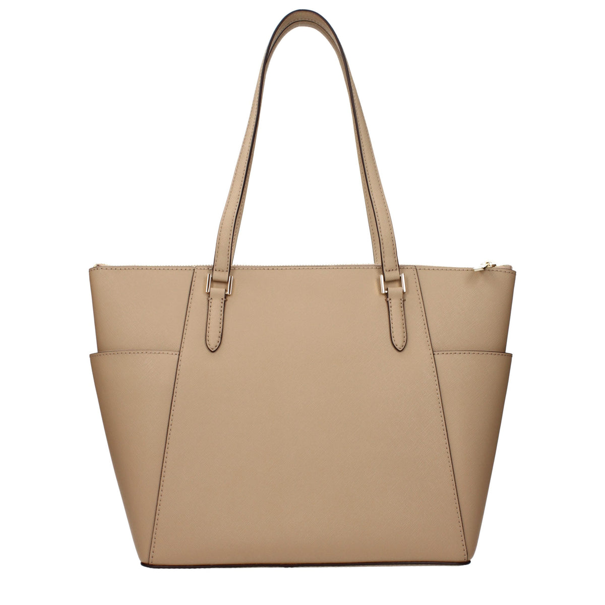 Michael Kors Beige Leather Shoulder Bag - Stylish & Versatile