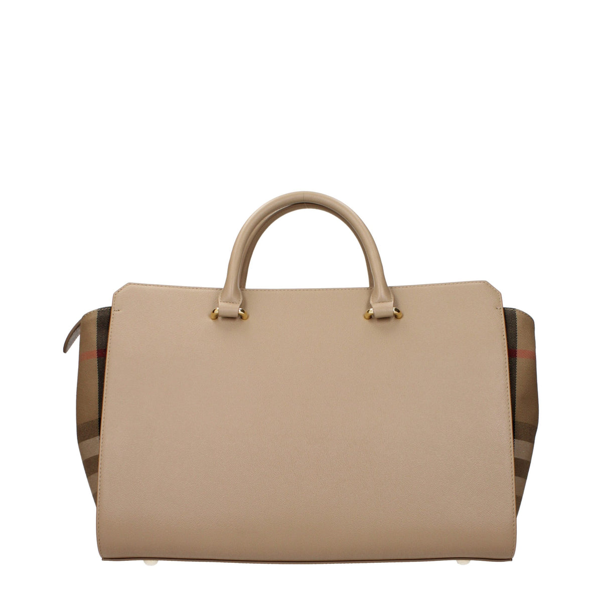 Burberry Beige Leather Handbag - Elegant and Versatile