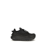 Moncler Black Calf Leather Bos Taurus Athletic Sneakers