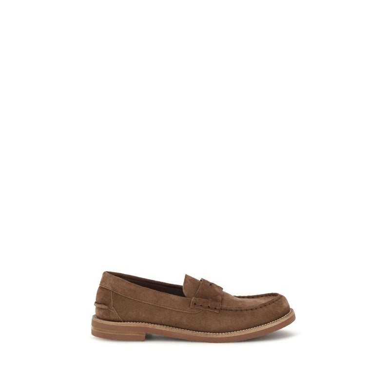 Pedro García Sabela Brown Suede Leather Slip-On Loafers