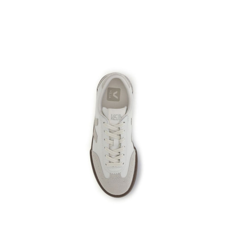 Veja White Calf Leather Bos Taurus Sneakers