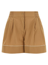 Moncler Beige Nylon Bermuda Shorts